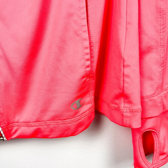 Champion Neon Pink Zip-Up Athletic Jacket - Picture 2 of 9